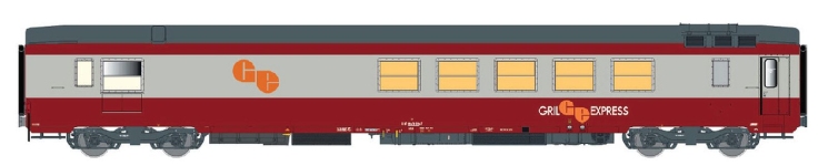 LS Models LS40110 - H0 - Speisewagen Gril Express, SNCF, Ep. IV - Wagen 2